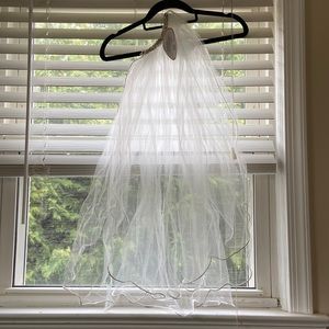 COPY - Veil with jeweled hair piece